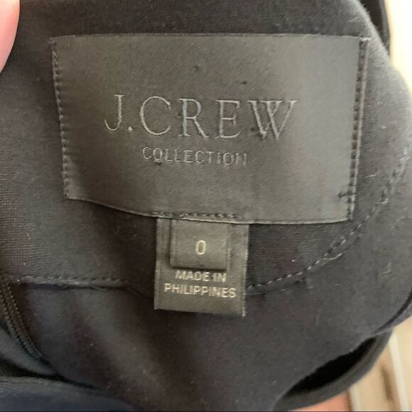 J. Crew Paneled‎ Eyelet Dress Black - Picture 8 of 8